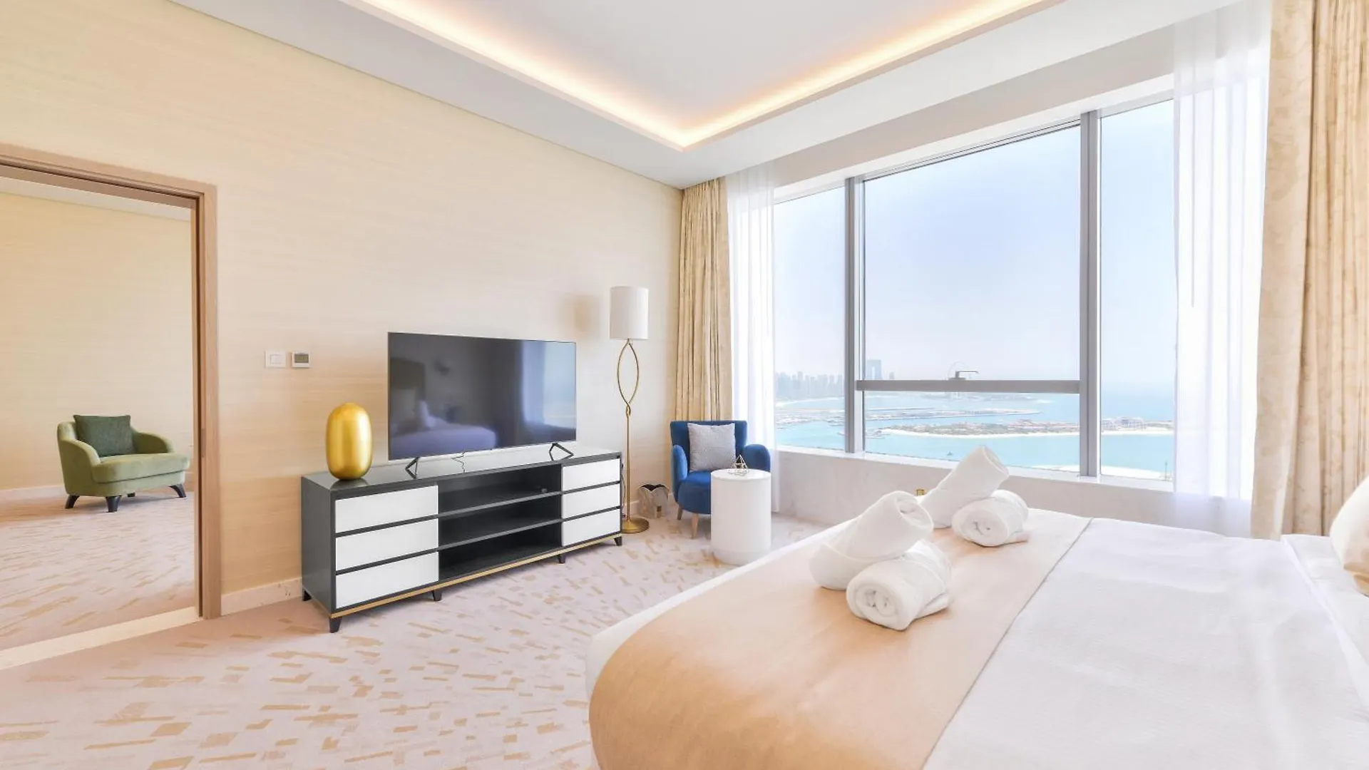 Ultra Luxury Palm Tower With Shared 5 Star Hotel Facilities By Qstay Дубай Апарт-отель